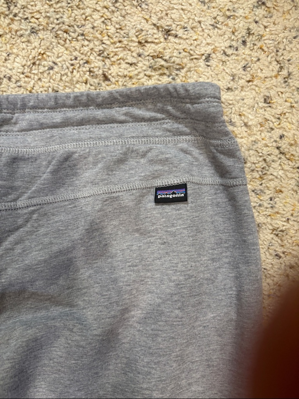 Patagonia Light Heather Gray Drawstring joggers XL - Picture 4 of 5
